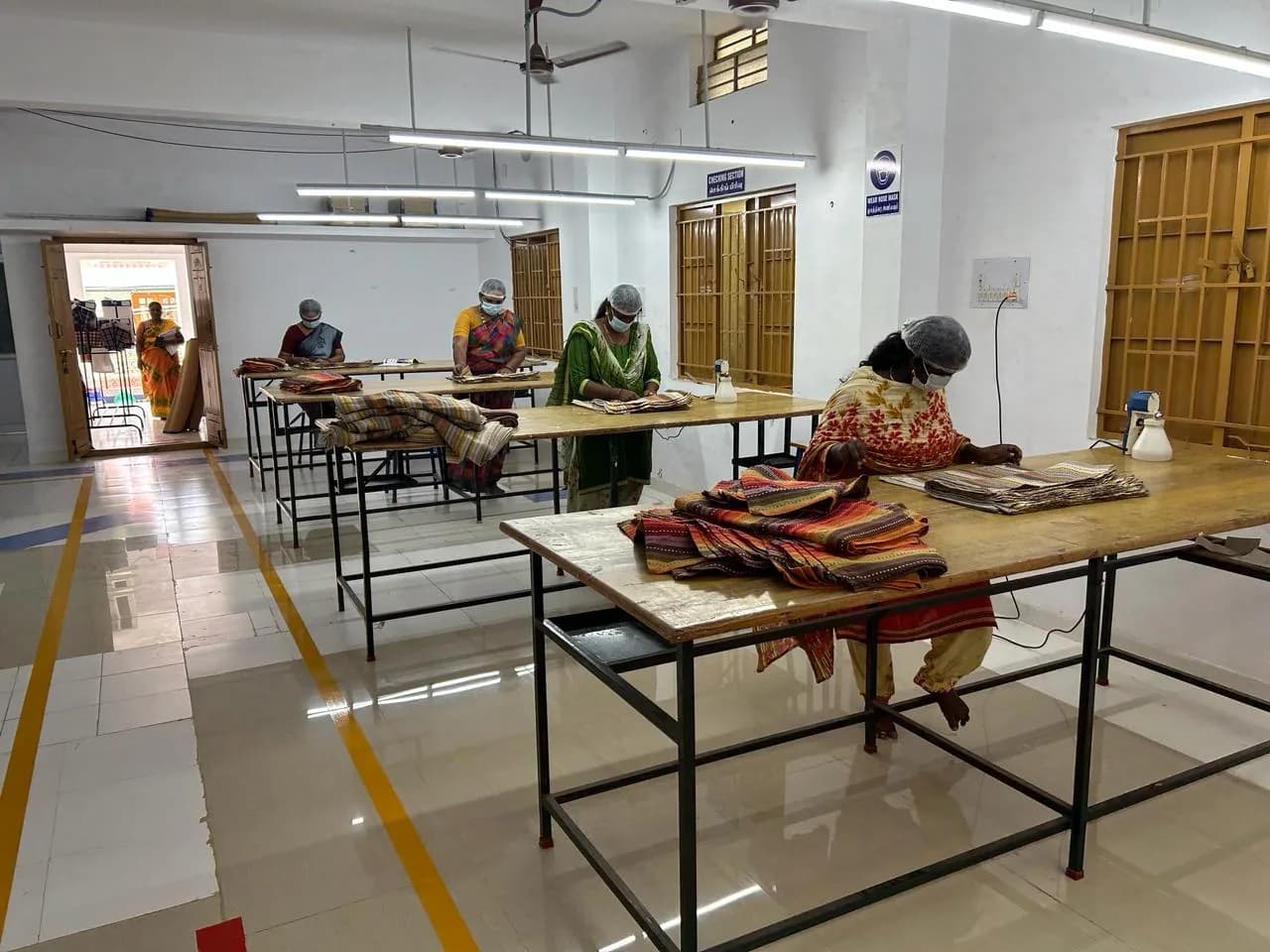 Production at the DBS Pacific unit at Karur, view 9