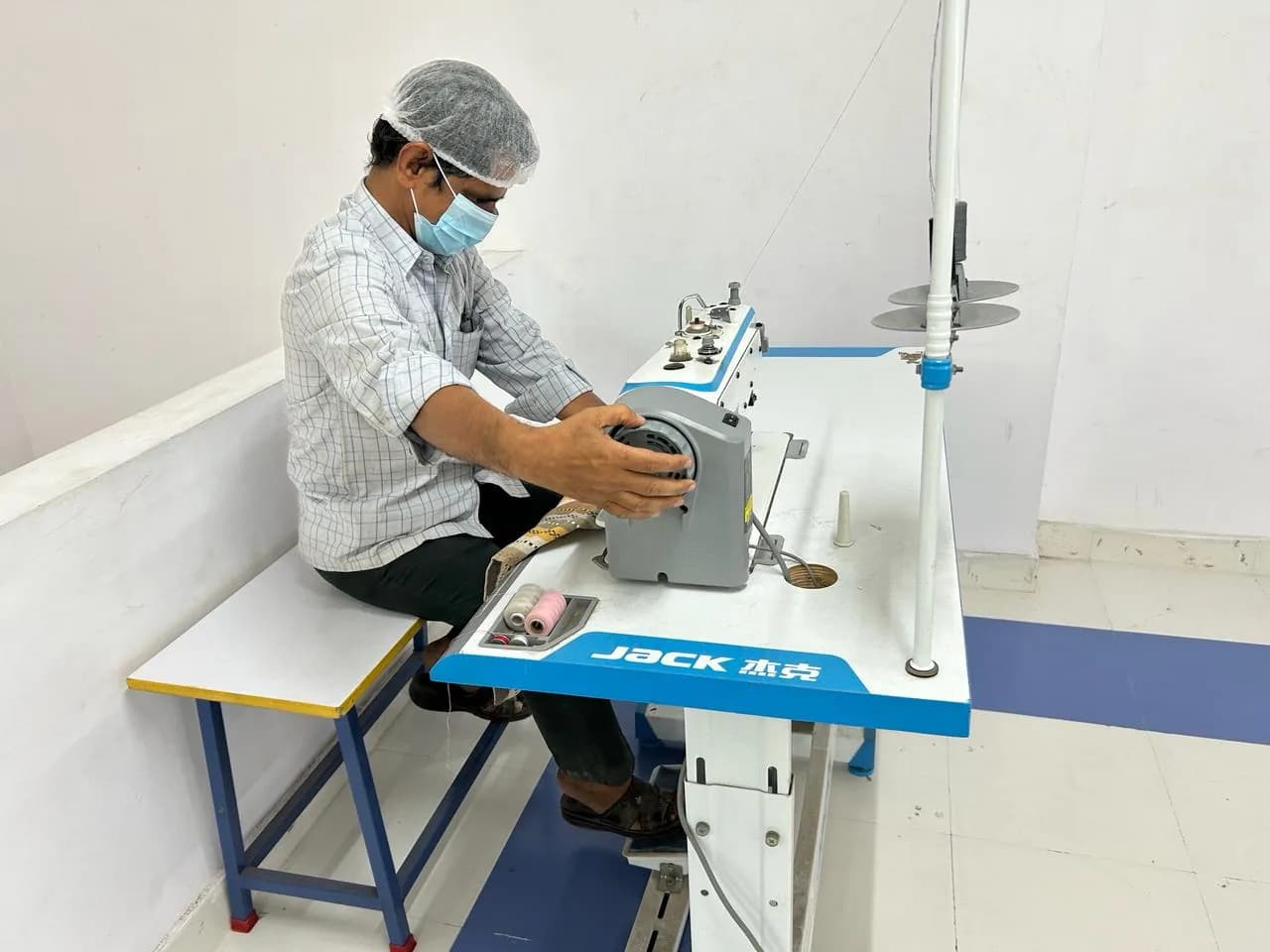 Production at the DBS Pacific unit at Karur, view 10
