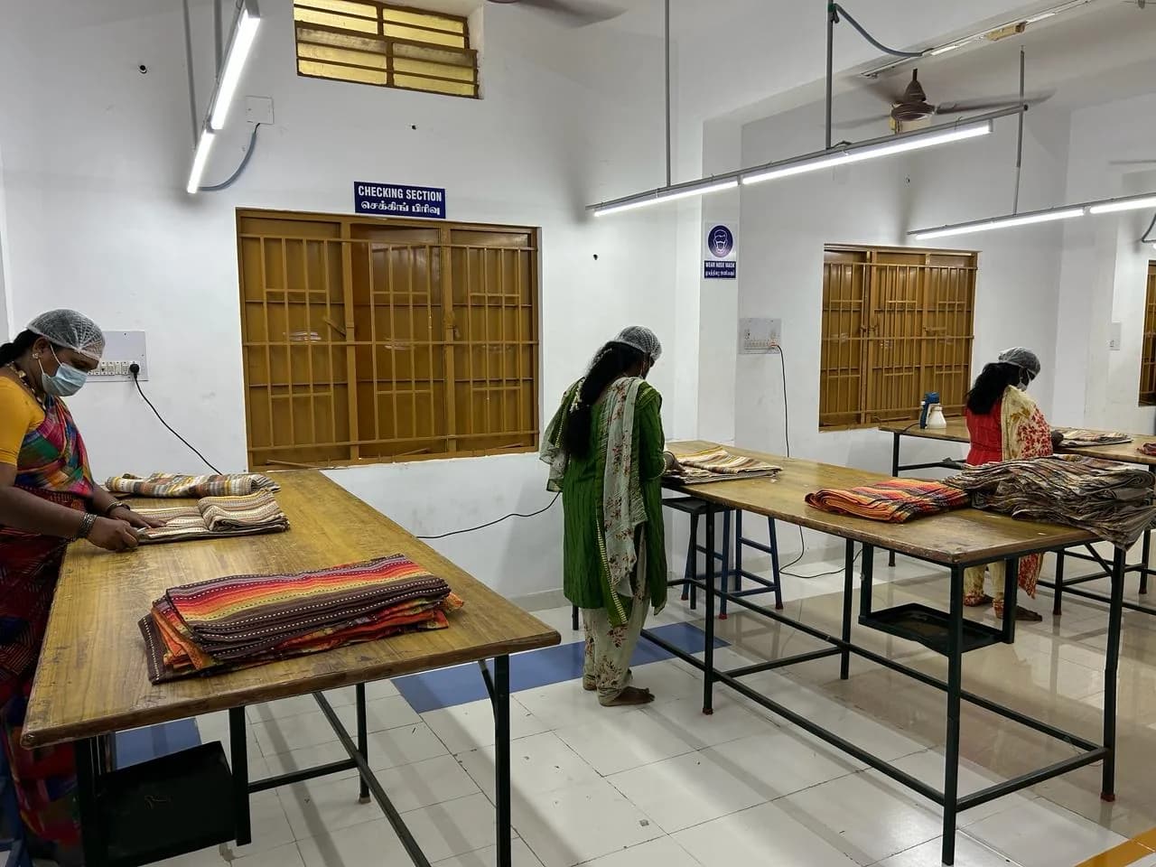 Production at the DBS Pacific unit at Karur, view 12