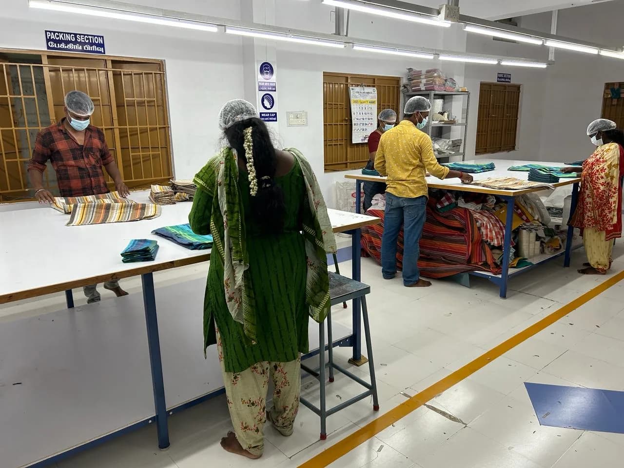 Production at the DBS Pacific unit at Karur, view 13